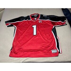 Brand New Rutgers Scarlet Knights #1 Steve & Barry’s Vintage Red Jersey Size 3XL